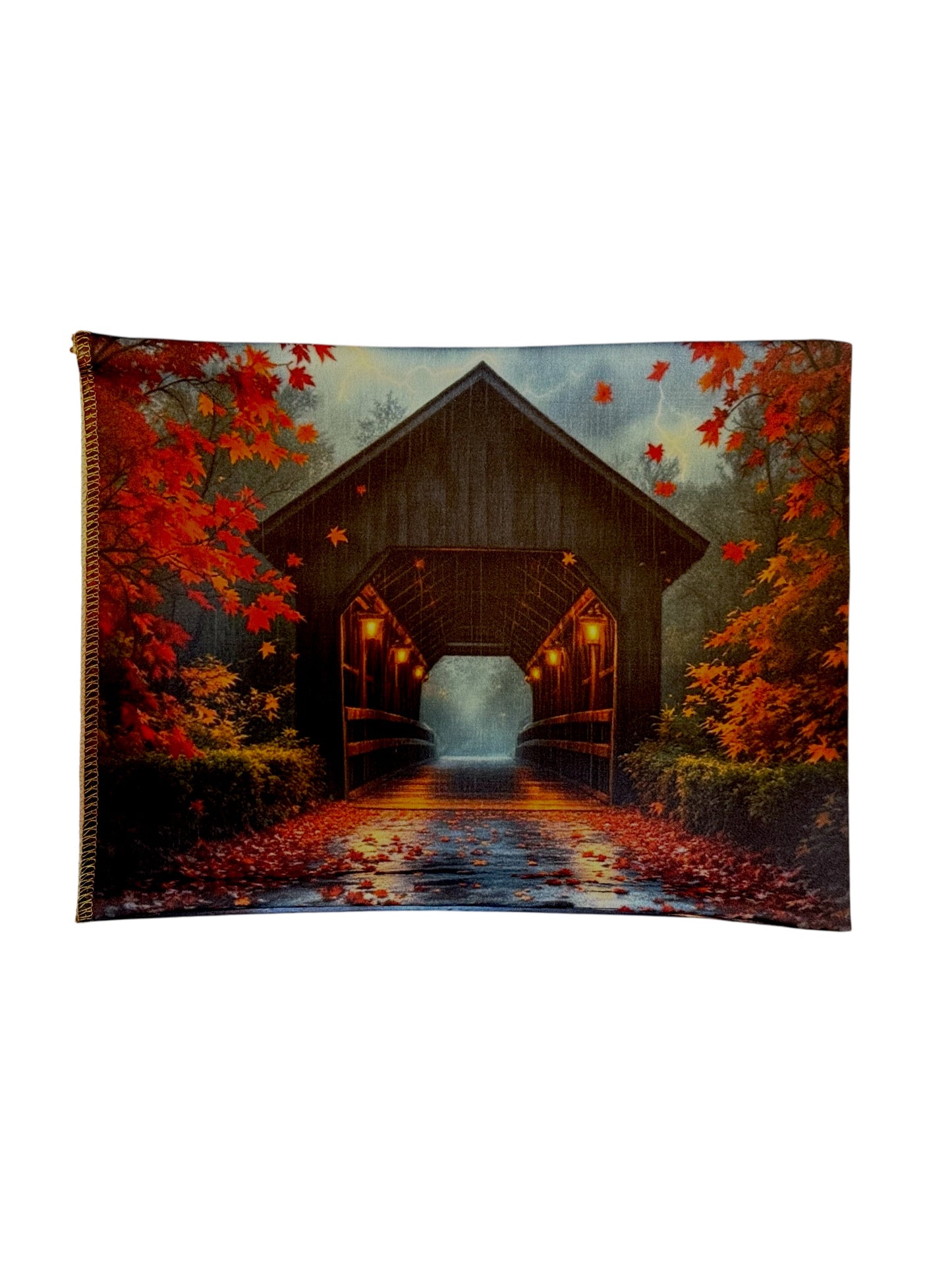 Covered Bridge Double Sided Scene Sleeve