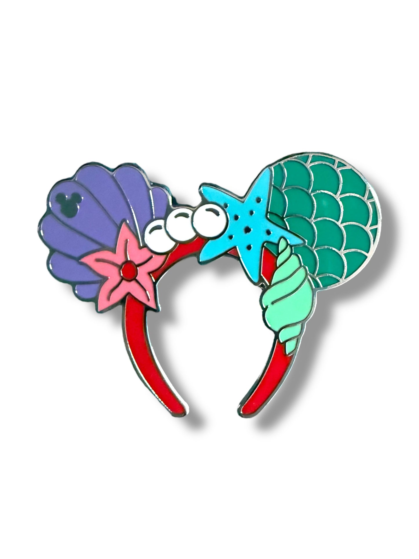 Disney Hidden Mickey Ariel Little Mermaid Ears Pin
