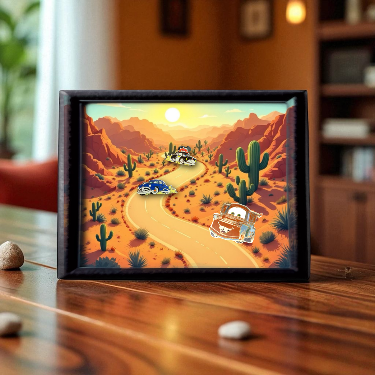 Racetrack & Desert Road Double Sided Scene Sleeve