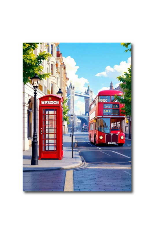 London Streets / Midnight Clocktower Double-Sided Scene Sleeve™