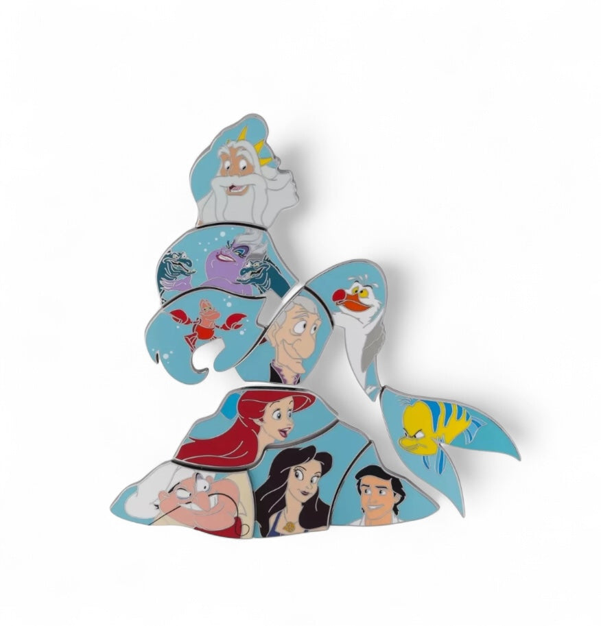 Little Mermaid 35th Anniversary Mystery Blind Box Puzzle Pin