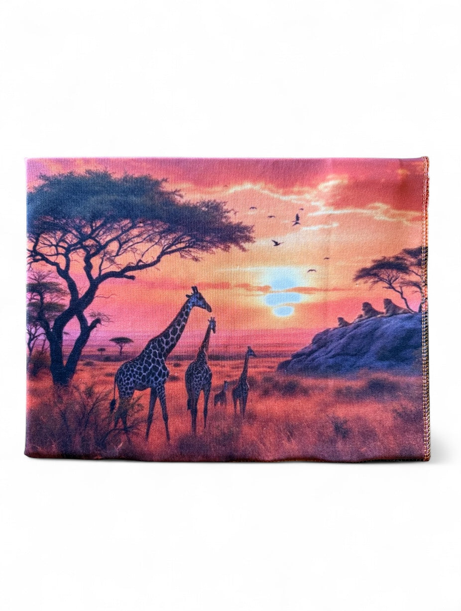Safari Day & Safari Sunset Double Sided Scene Sleeve