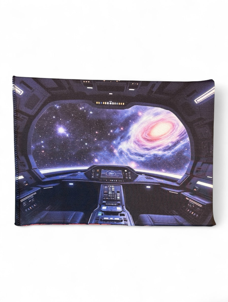 Spaceship & Red Planet Double Sided Scene Sleeve