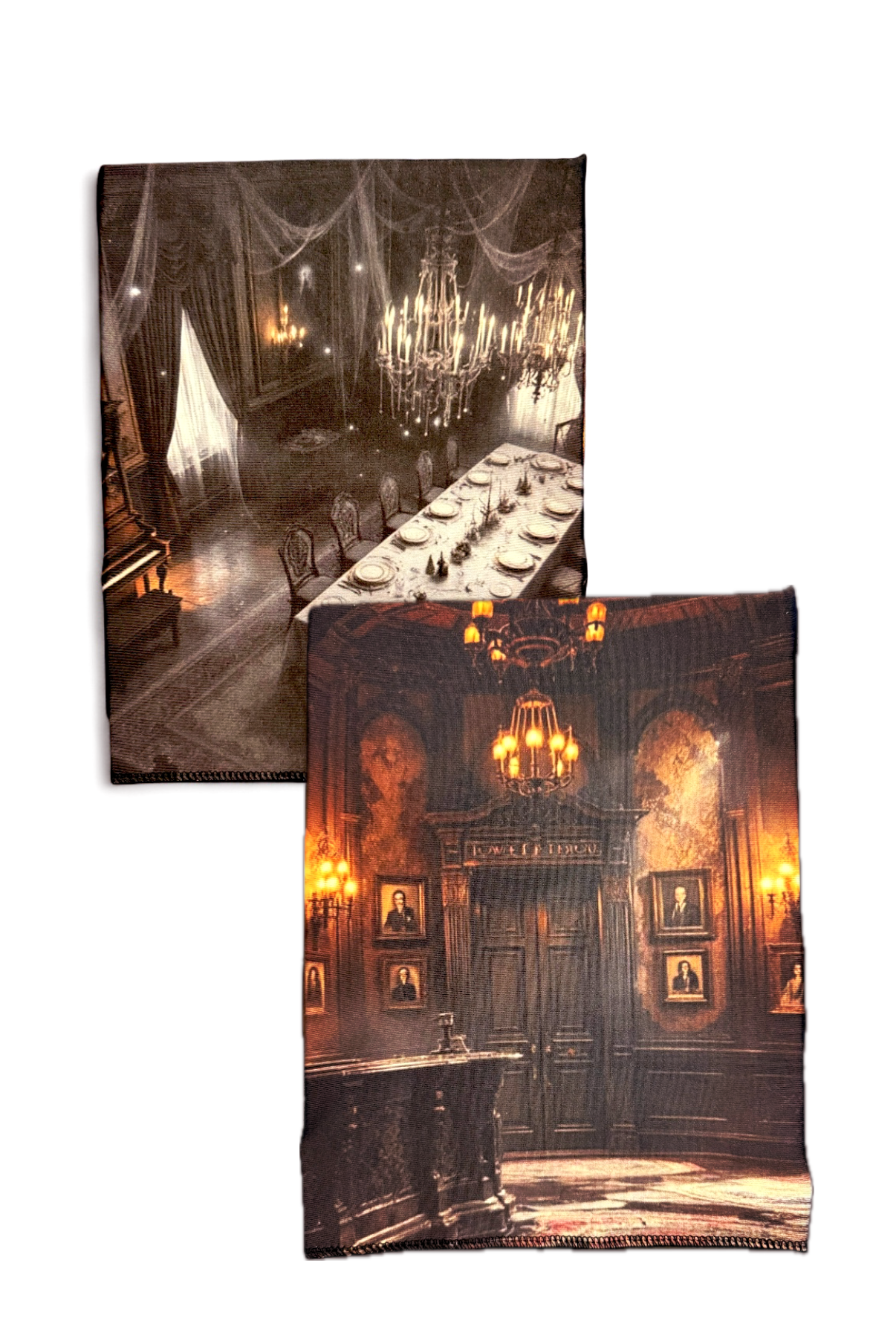 Tower Lobby & Haunted Dining Double Sided Scene Sleeve