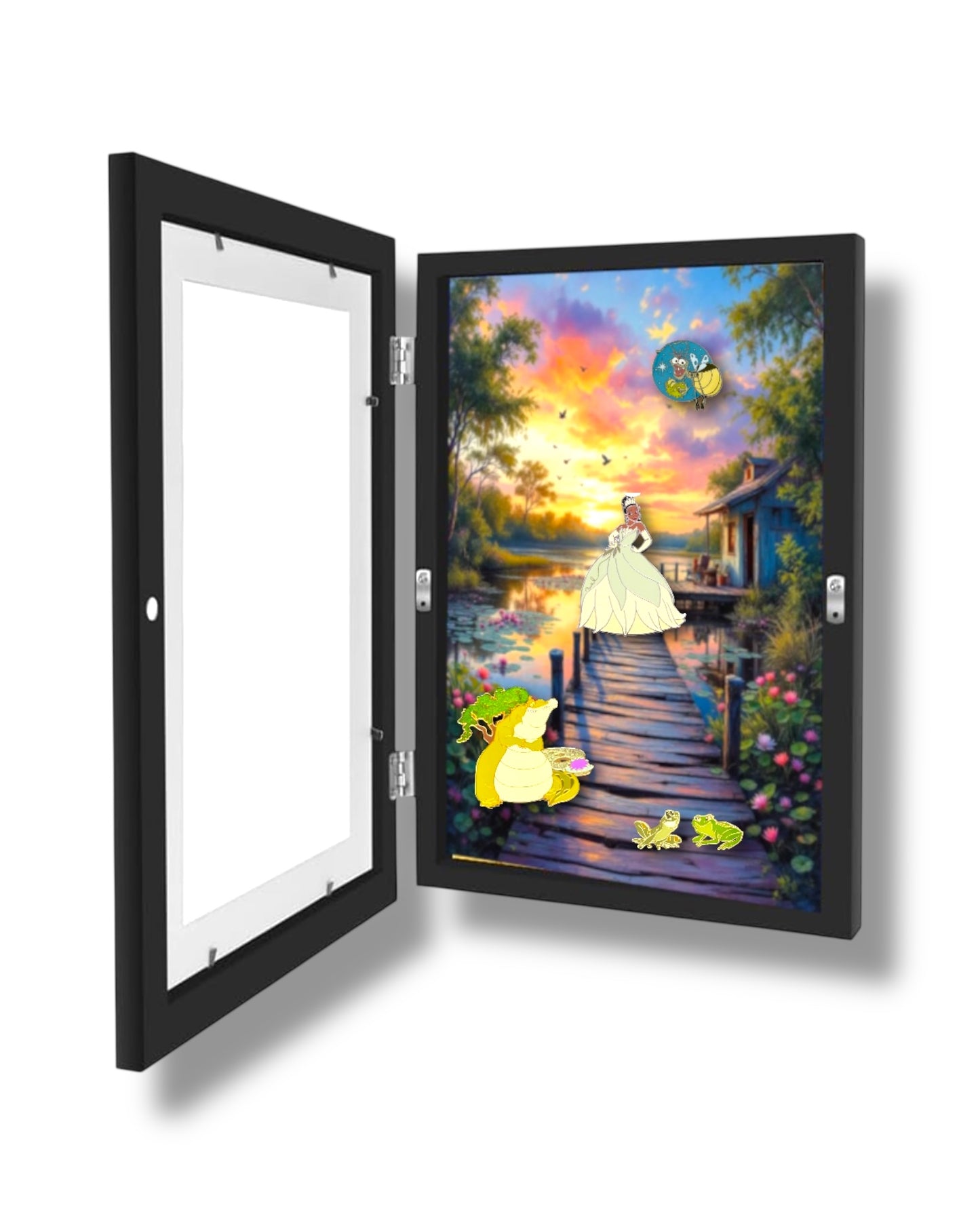 Black Open Top Art Frame for Scene Sleeves