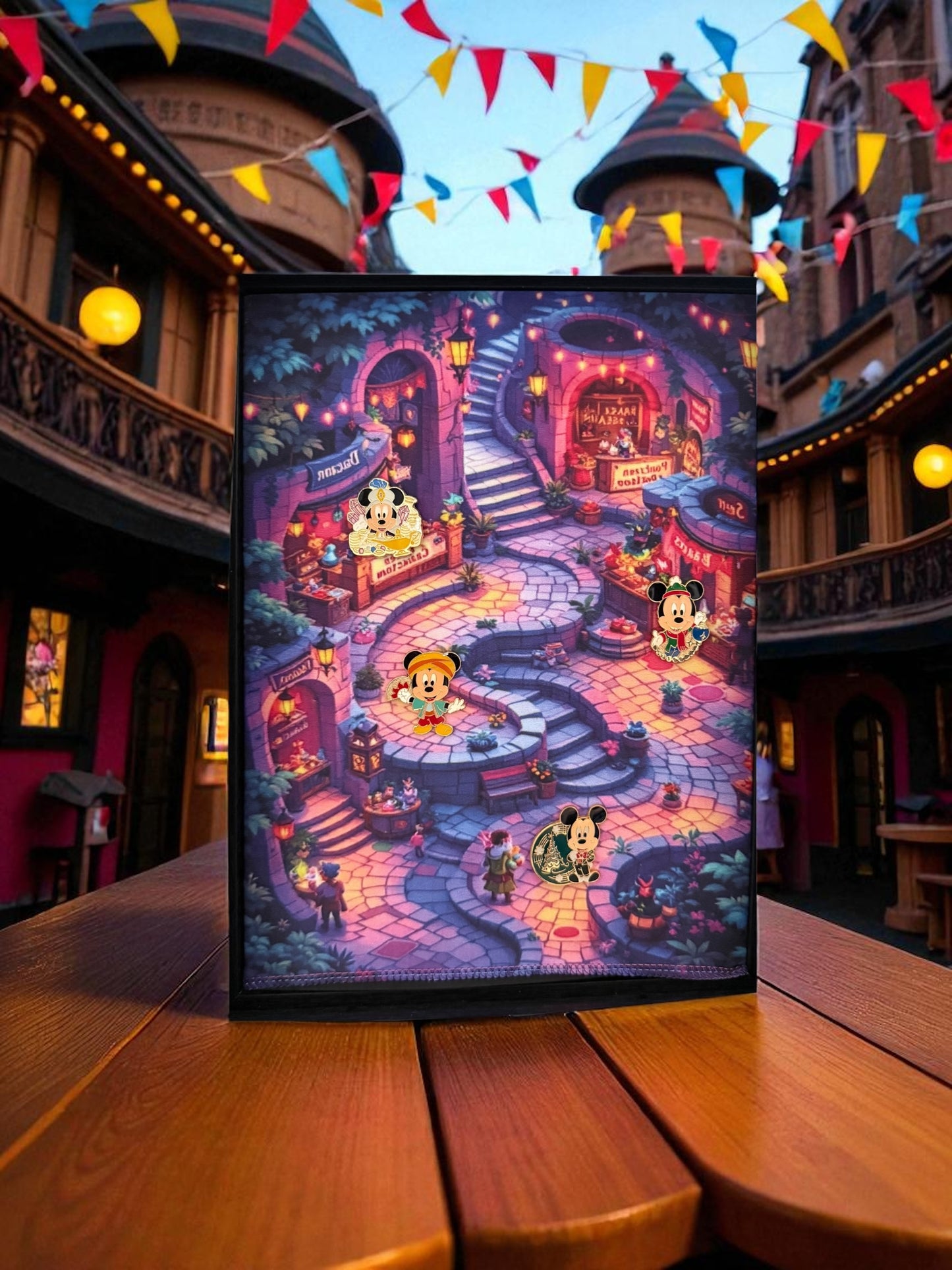Market Bazaar Double Sided Scene Sleeve