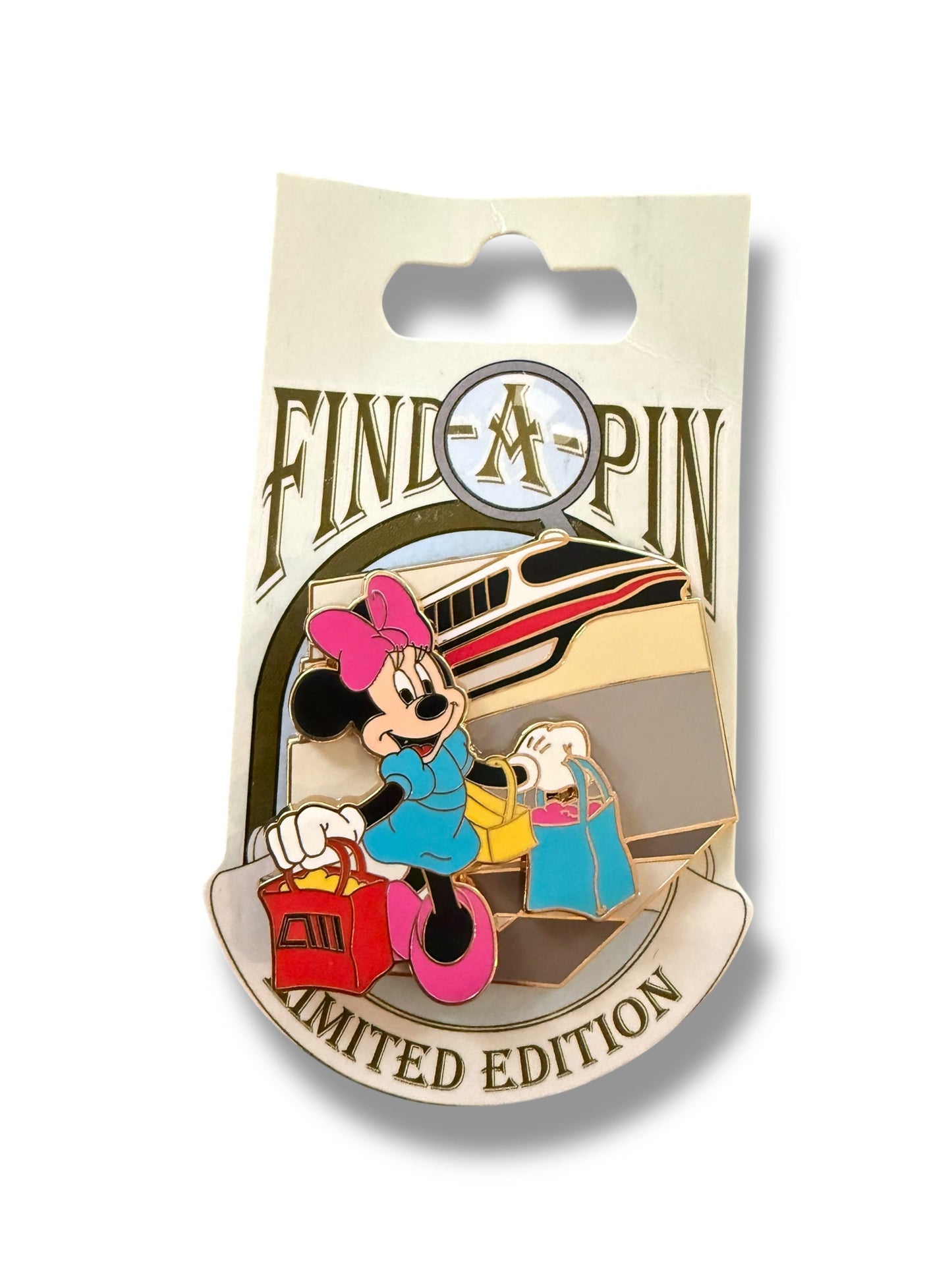 Find A Pin Minnie Shopping Monorail Pin
