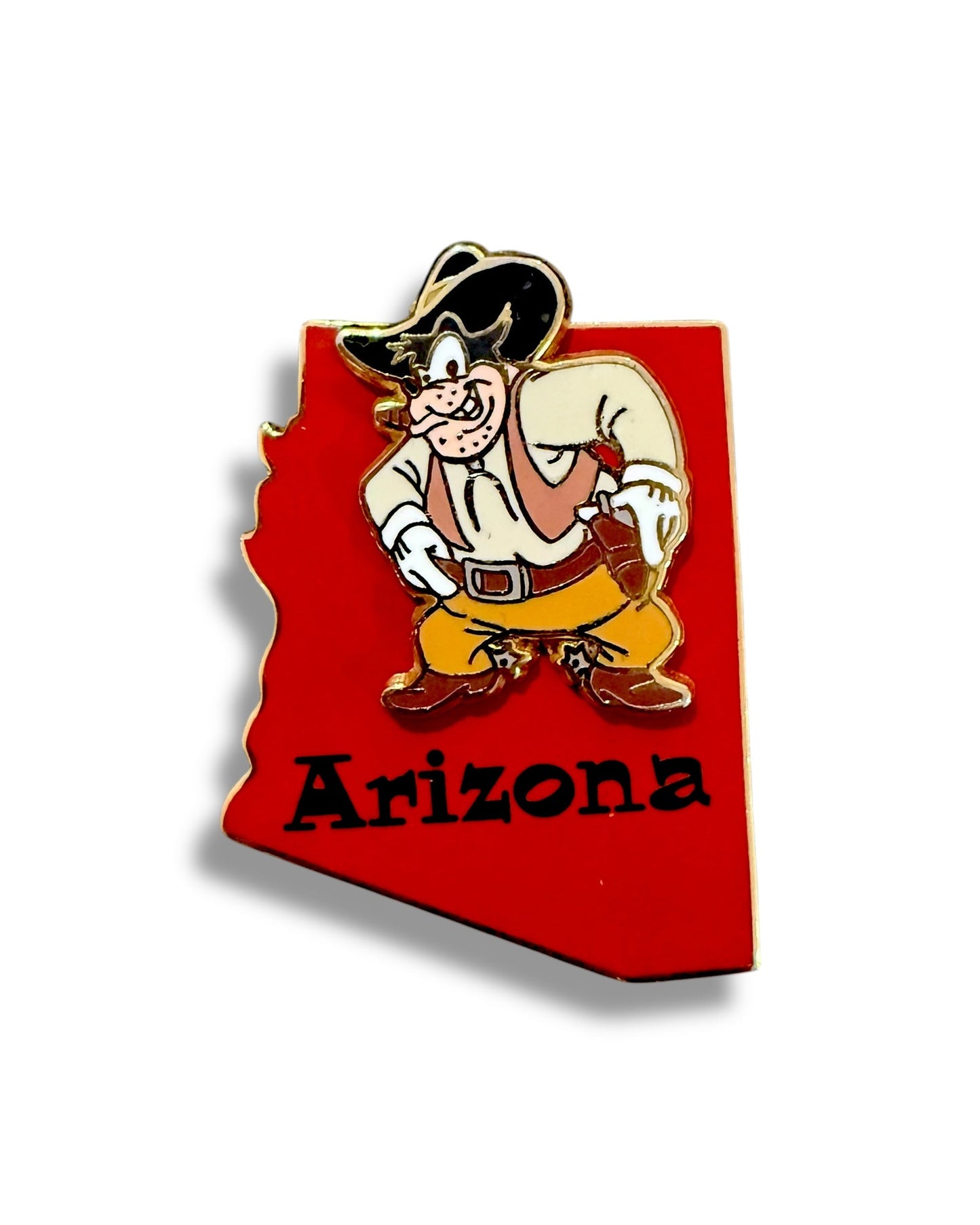 Disney States Vintage Carded Pin Pete Arizona