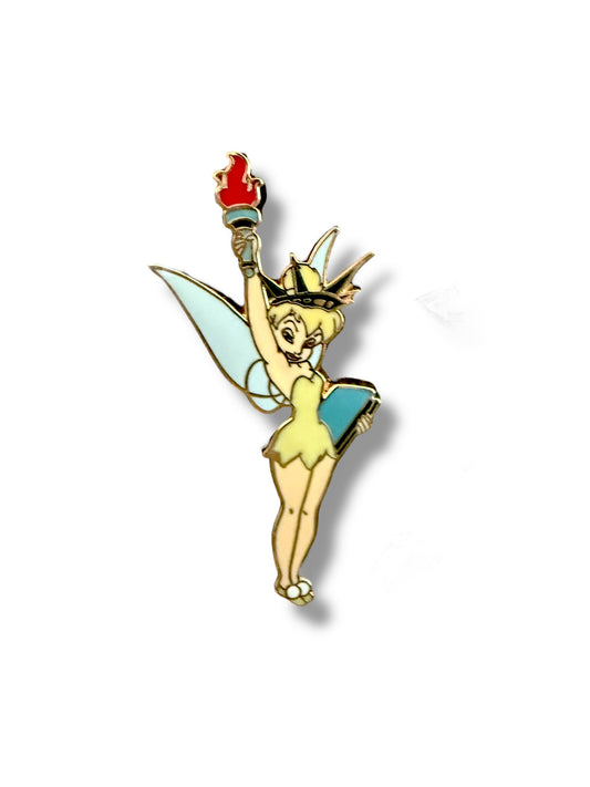 Disney Americana Tinker Bell Lady Liberty Statue Pin