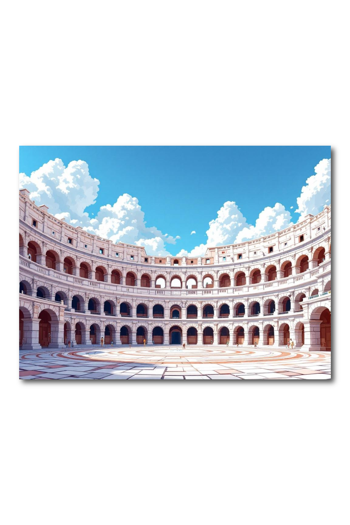 Olympian Coliseum & Mount Olympus Double-Sided Scene Sleeve™