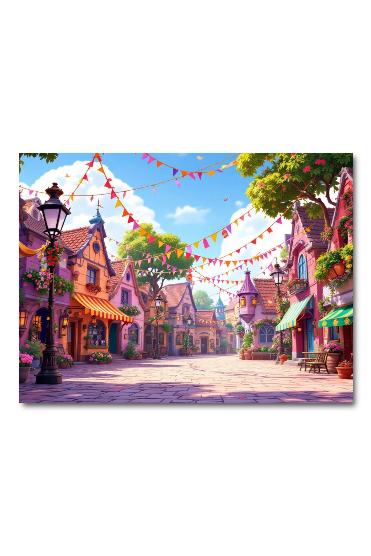Village Festival / Lantern Night Double-Sided Scene Sleeve™