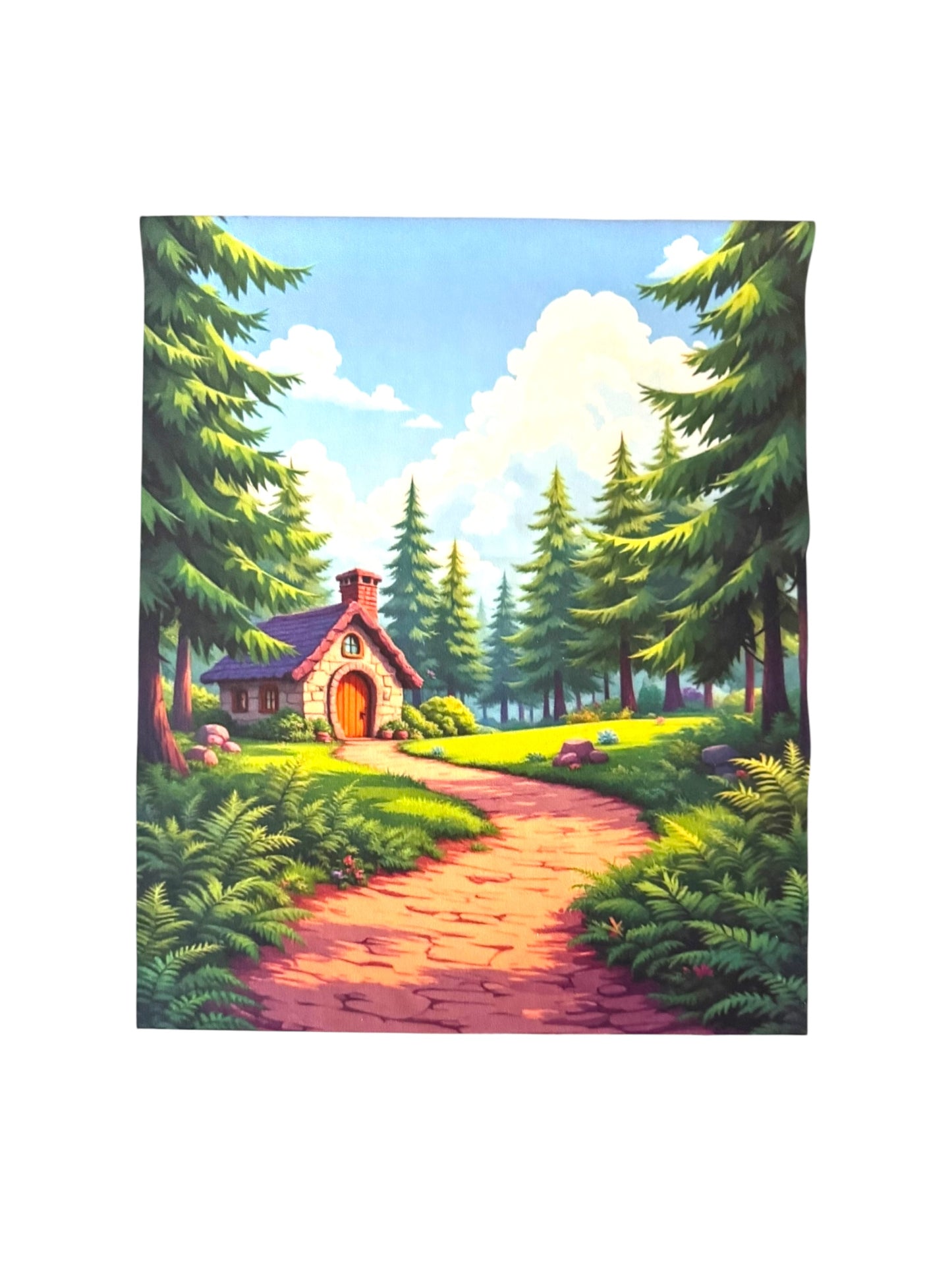 Cottage Trail & Enchanted Forest Scene Sleeve