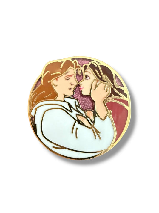PALM Micro Pin Beauty and the Beast BATB Transformation Pin