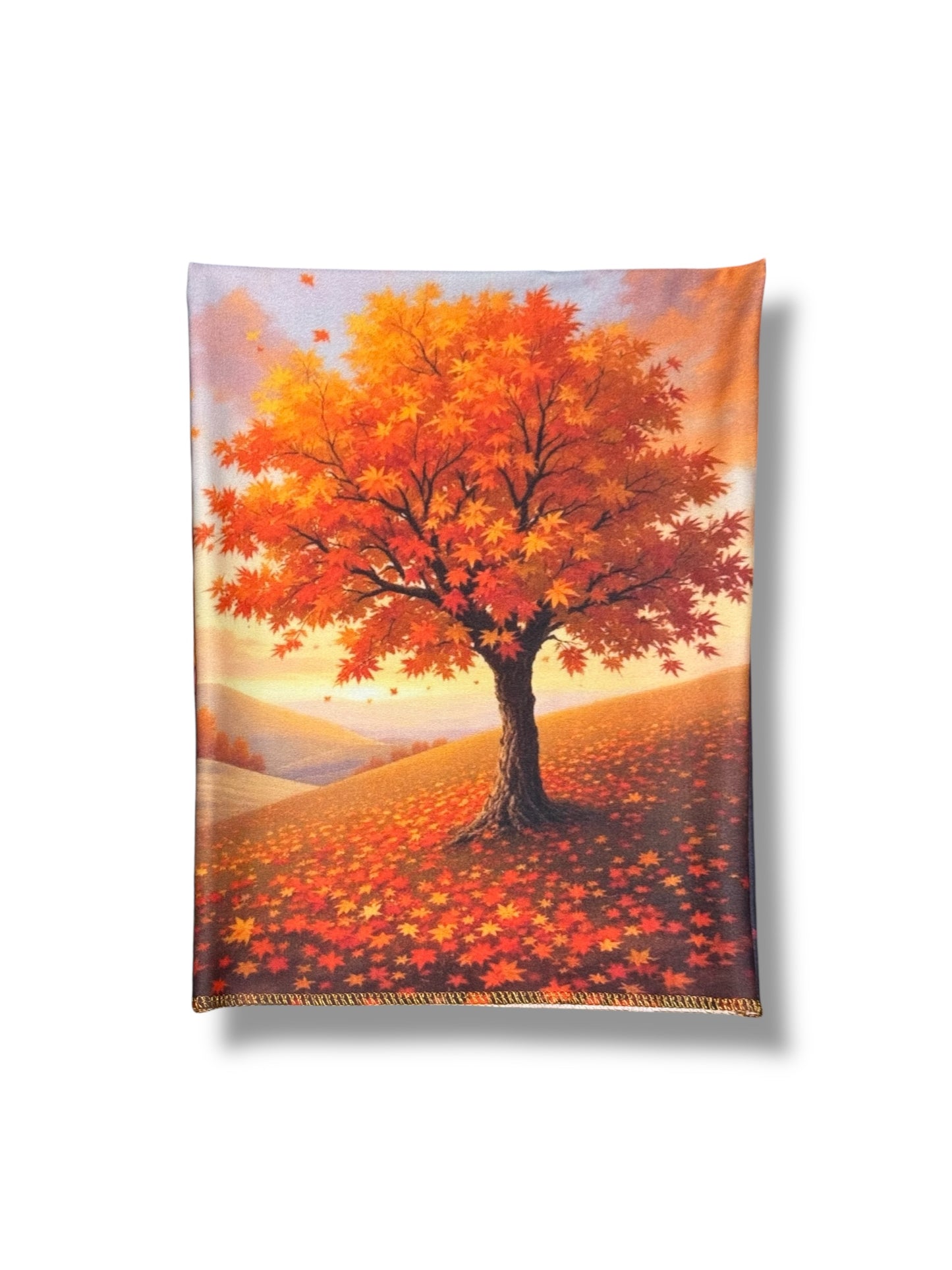 Autumn Leaves & Spooky House Double Sided Scene Sleeve