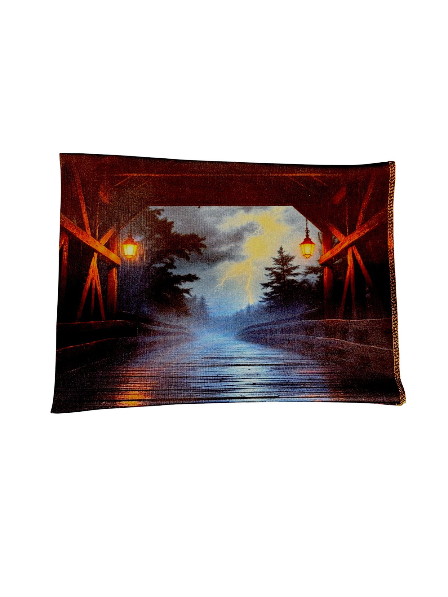 Covered Bridge Double Sided Scene Sleeve
