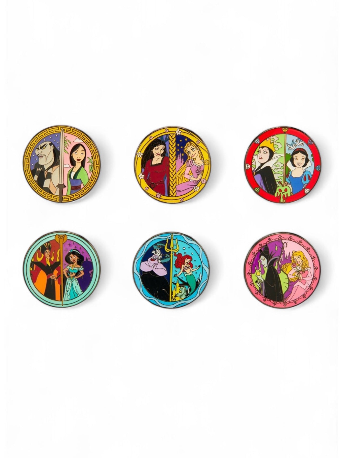 Disney Princess & Villain Duo Blind Box Loungefly Pin - YOUR CHOICE