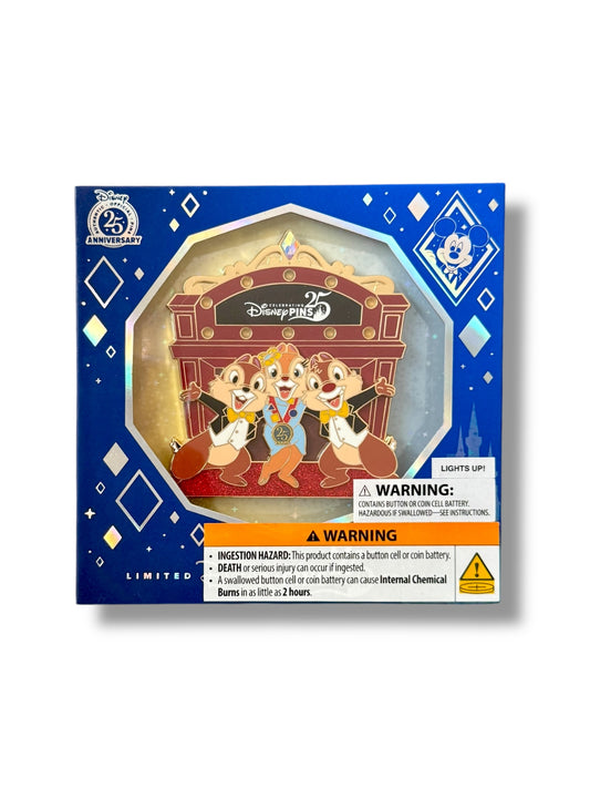 Celebrating 25 Years Disney Pins Disney Join Us Celebration Chip & Dale