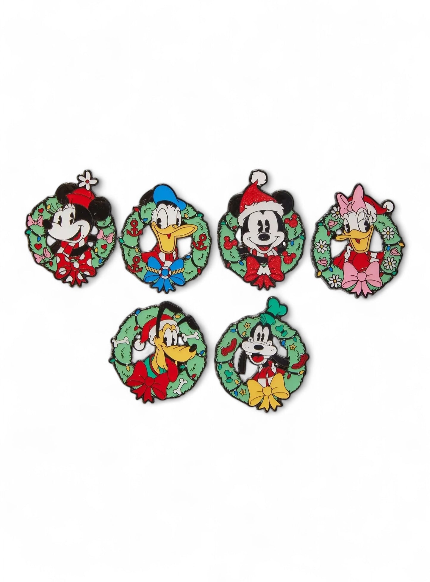 Holiday Wreaths Mickey & Friends Loungefly Pin