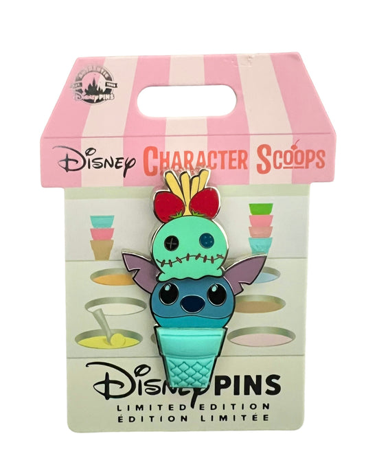 Character Scoops Stitch & Scrump Pin