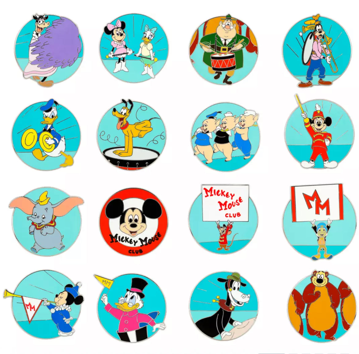 Disney Mickey Mouse Club Mystery Pins - YOU CHOOSE