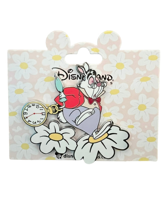 Alice in Wonderland White Rabbit DLP Pin