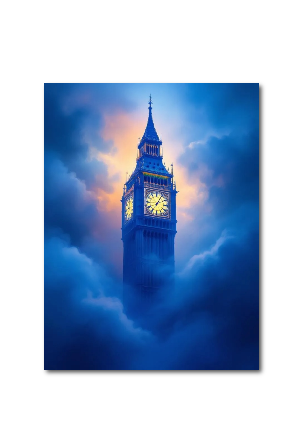 London Streets / Midnight Clocktower Double-Sided Scene Sleeve™
