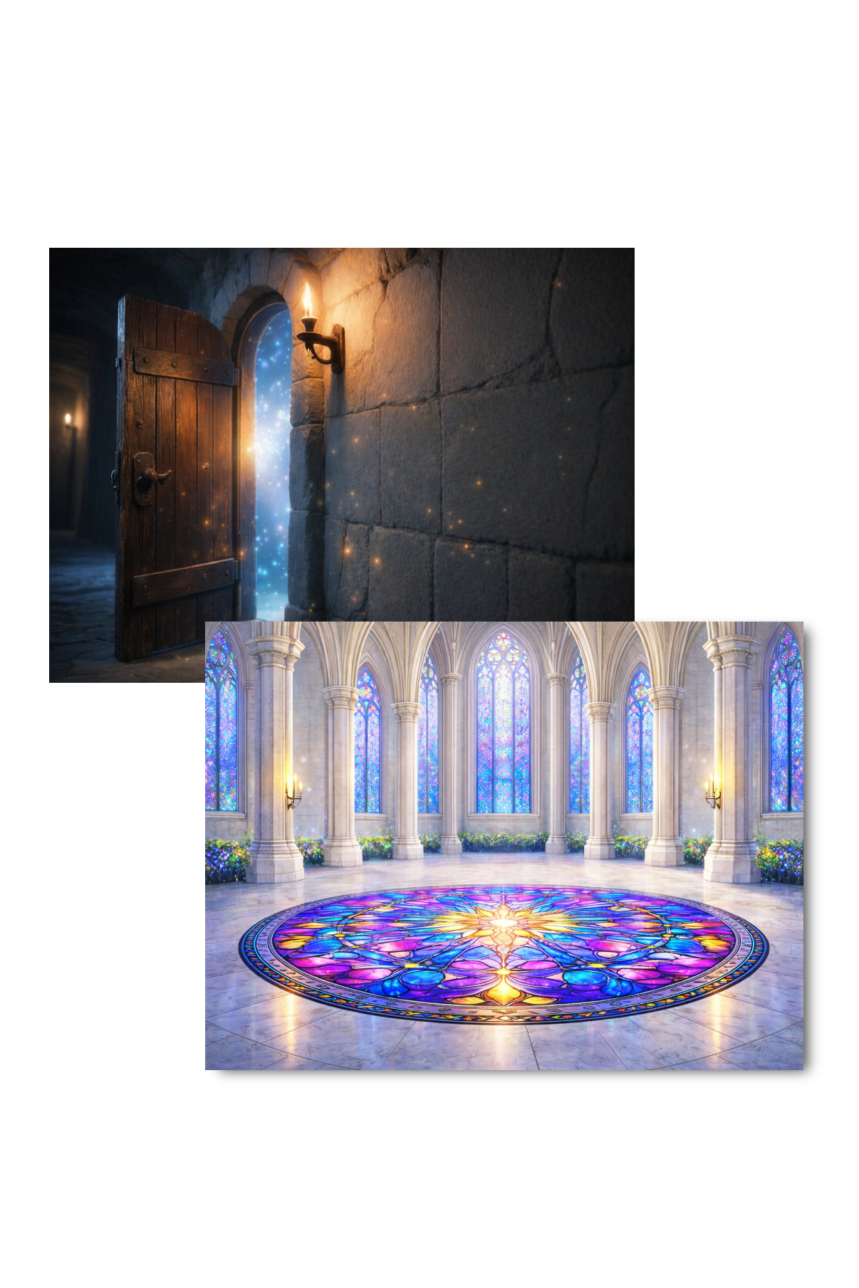 Cathedral of Light / Portal Beyond  Double-Sided Scene Sleeve™