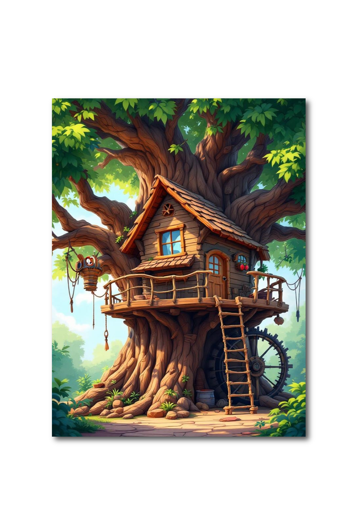 Treehouse Hideaway & Explorer’s Workshop Scene Sleeve™