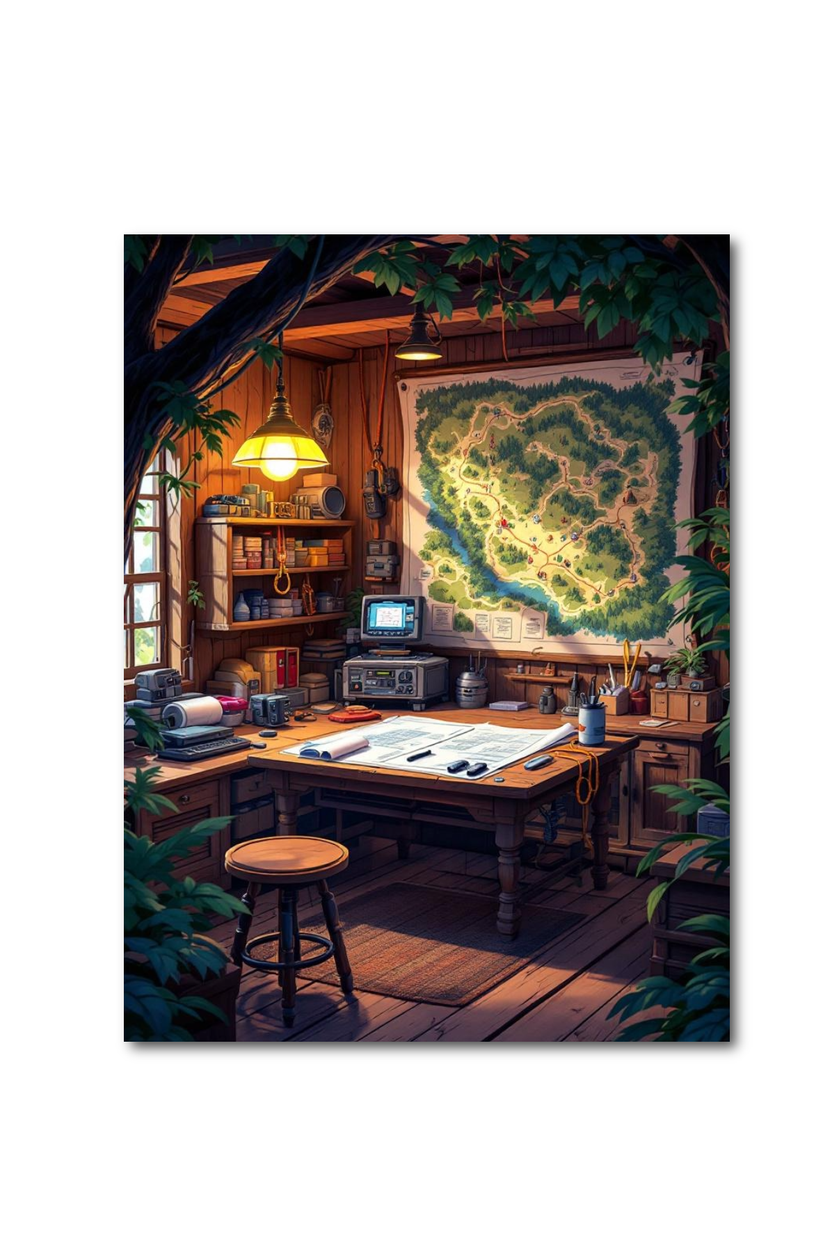 Treehouse Hideaway & Explorer’s Workshop Scene Sleeve™