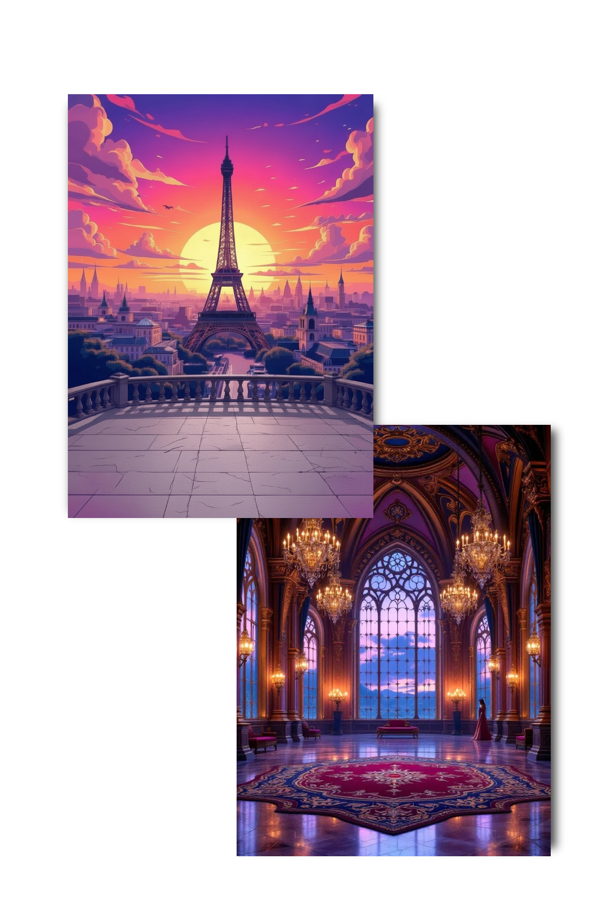 Paris Sunset & Grand Ballroom Scene Sleeve™