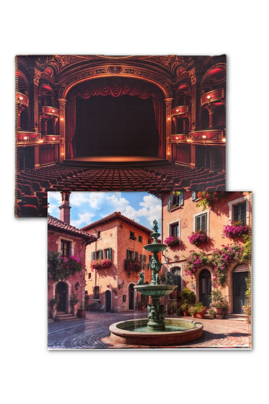 Tuscan & Theater Double Sided Scene Sleeve