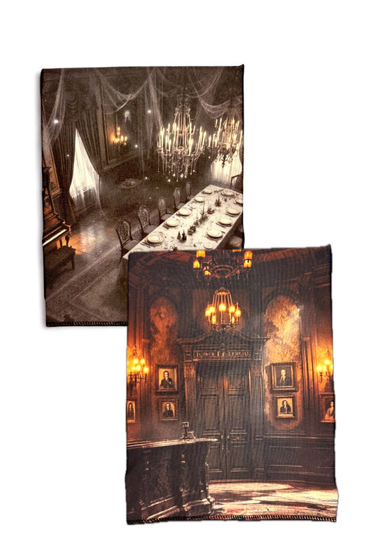 Tower Lobby & Haunted Dining Double Sided Scene Sleeve
