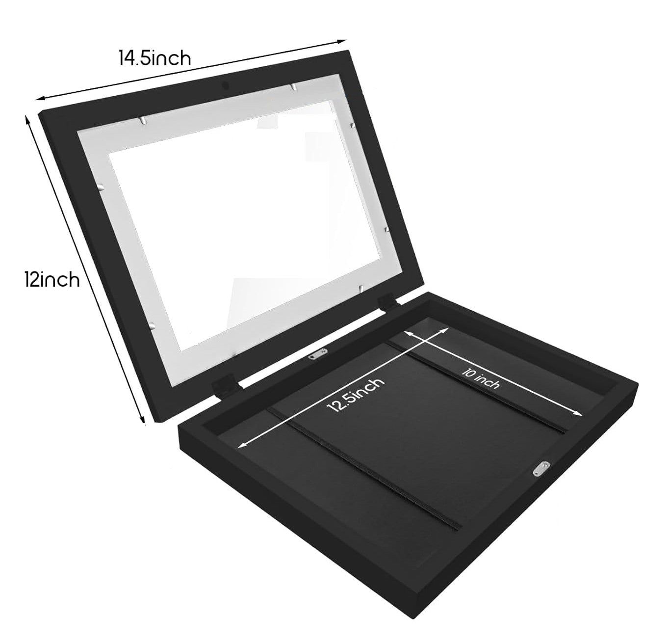 Black Open Top Art Frame for Scene Sleeves