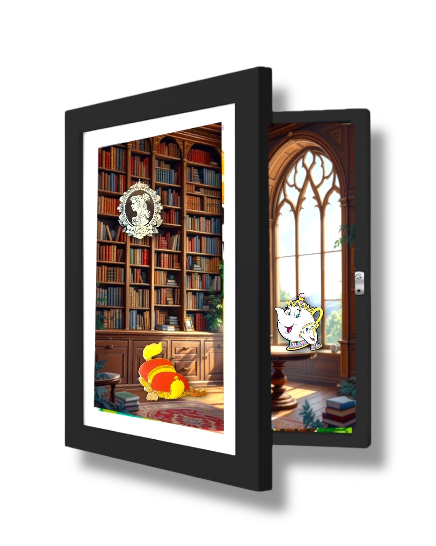Black Open Top Art Frame for Scene Sleeves