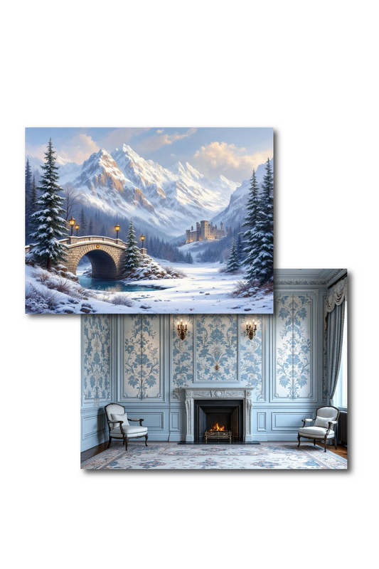 Enchanted Winter Ballroom Double Sided Scene Sleeve