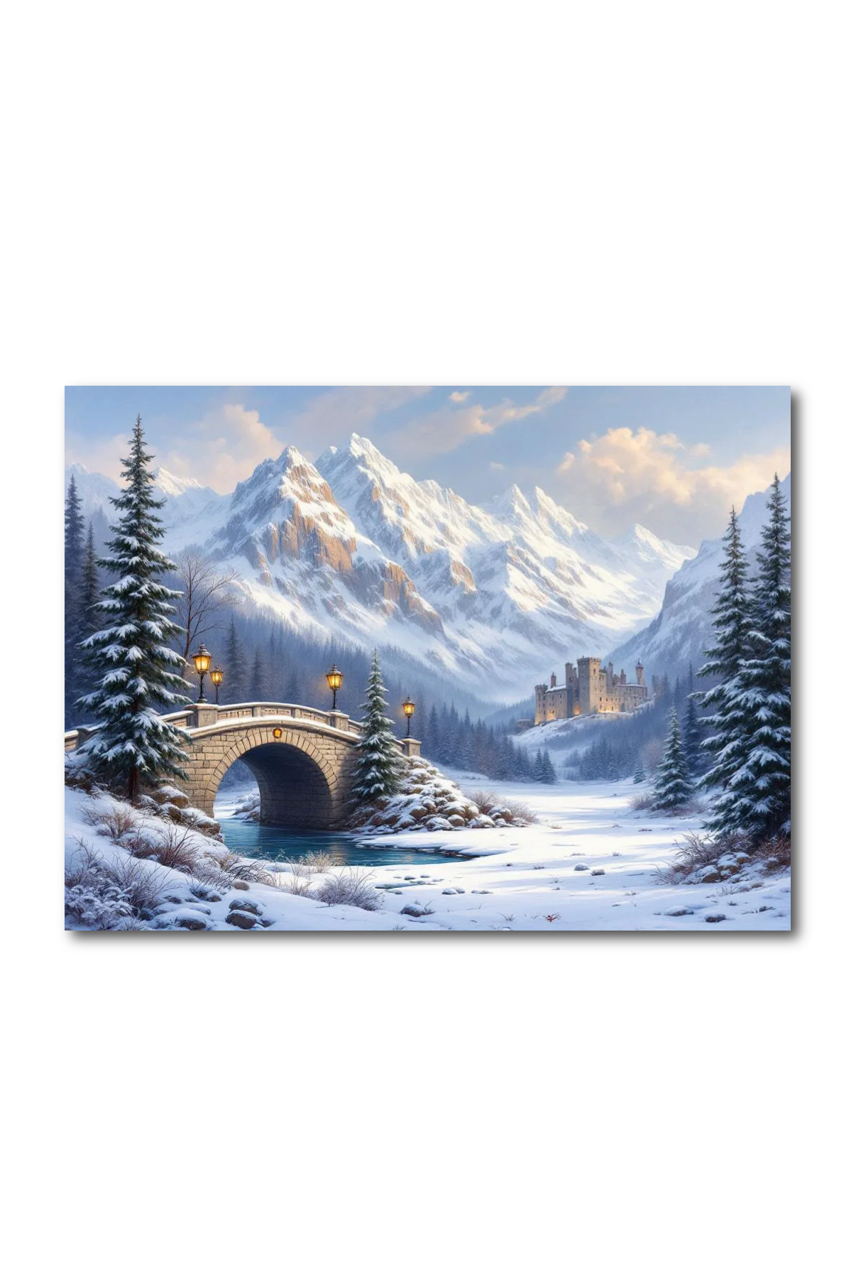 Enchanted Winter Ballroom Double Sided Scene Sleeve