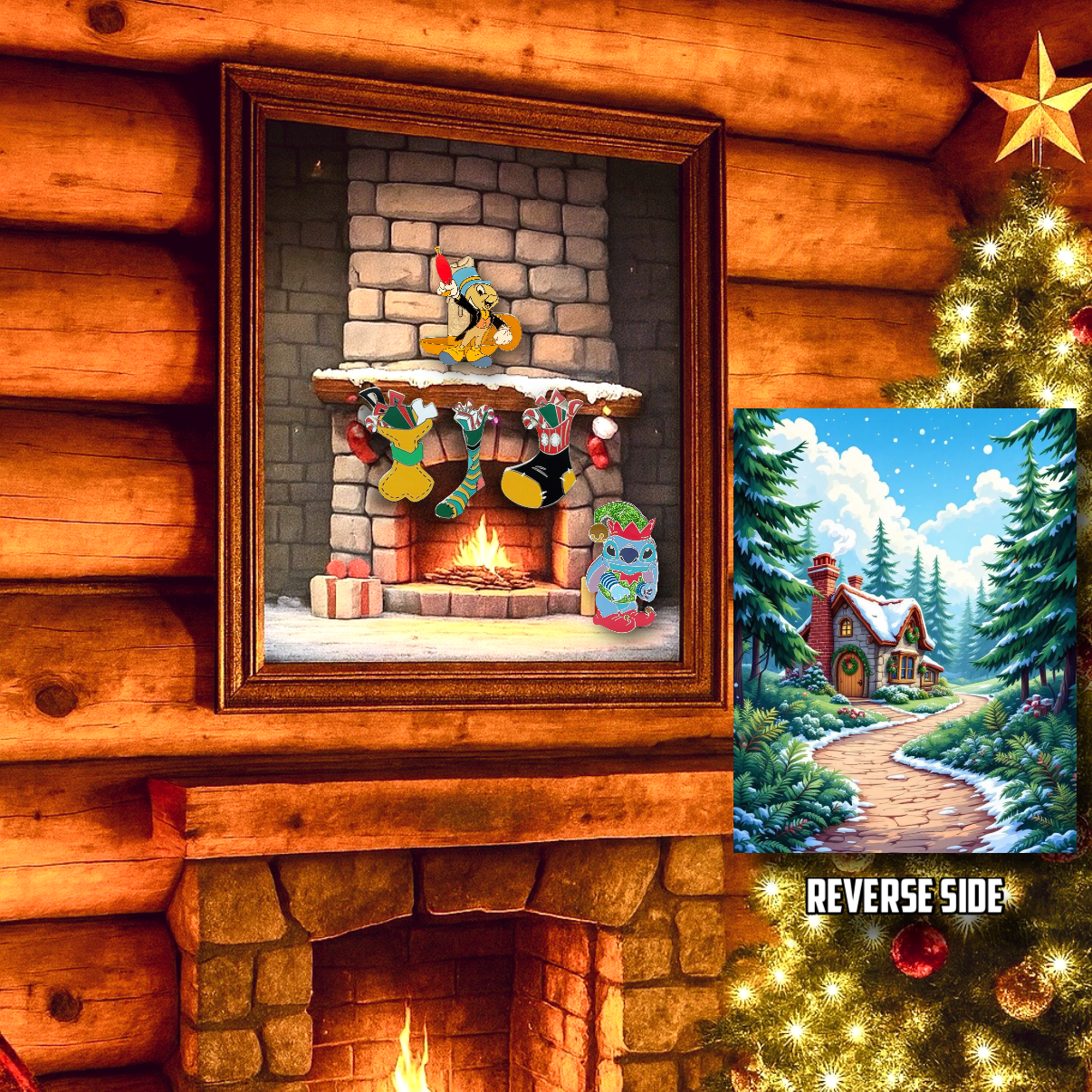 Holiday Hearth & Cabin Trail Double Sided Scene Sleeve™
