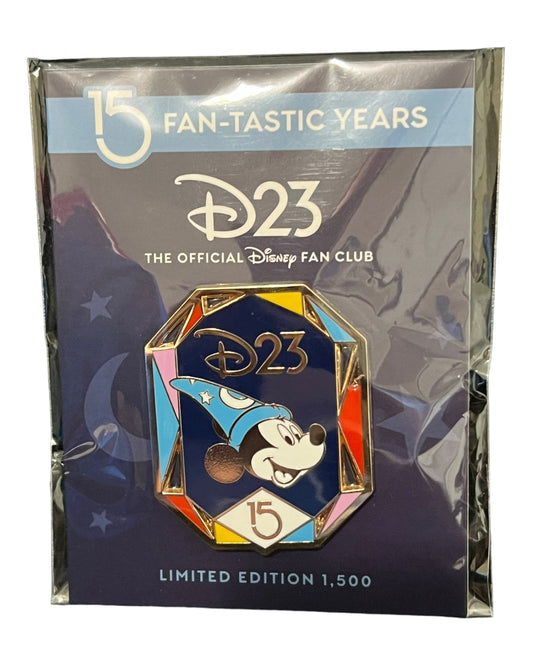 D23 Sorcerer Mickey Pin