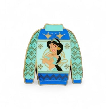 Disney Princess Holiday Sweater Blind Box Mystery Pin