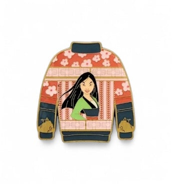 Disney Princess Holiday Sweater Blind Box Mystery Pin