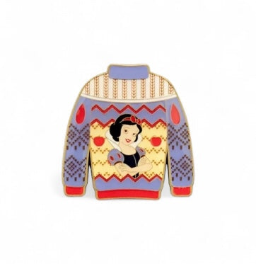 Disney Princess Holiday Sweater Blind Box Mystery Pin