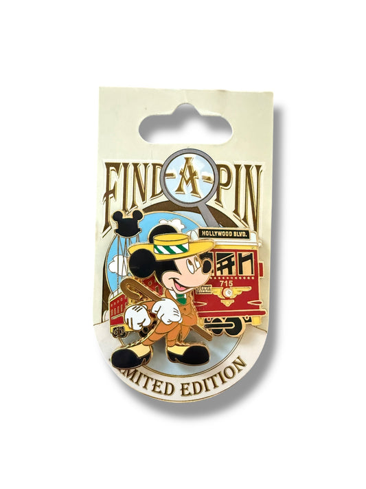 Find A Pin Dapper Mickey Trolley Pin