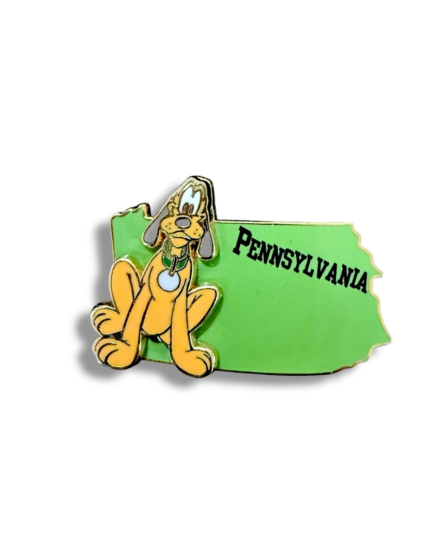 Disney States Vintage Carded Pin Pluto Pennsylvania