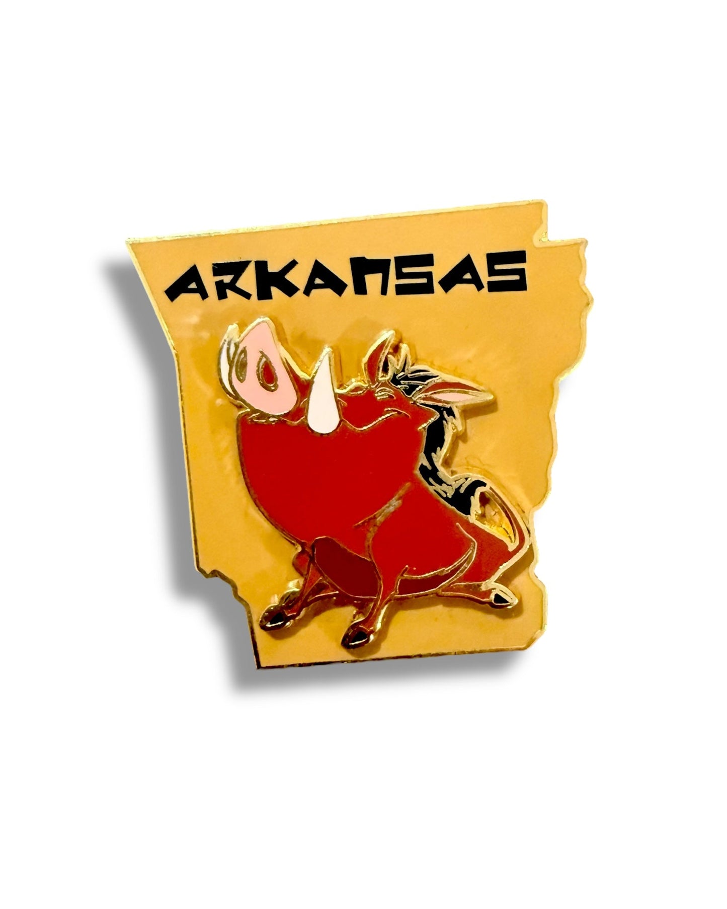 Disney States Vintage Carded Pin Pumba Arkansas