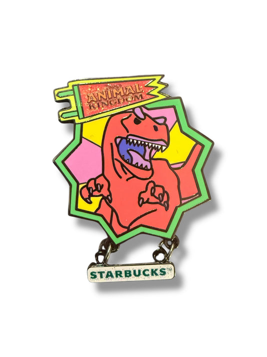 Starbucks Animal Kingdom Dinosaur Dangle Mystery Pin